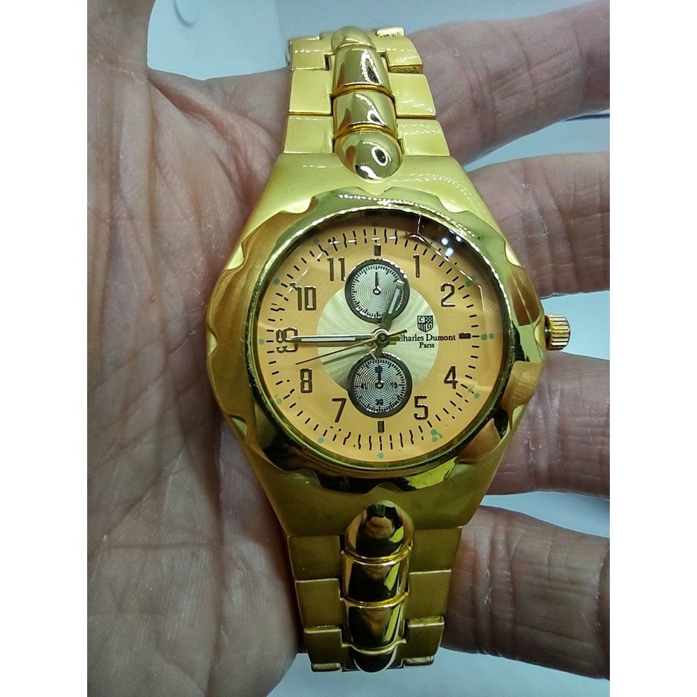 Charles Dumont Paris Gold Watch